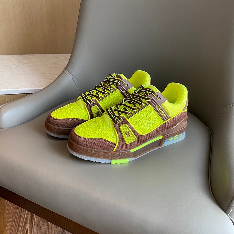 [Immediate delivery] Louis Vuitton replica LV trainer sneakers in calfskin vue65557