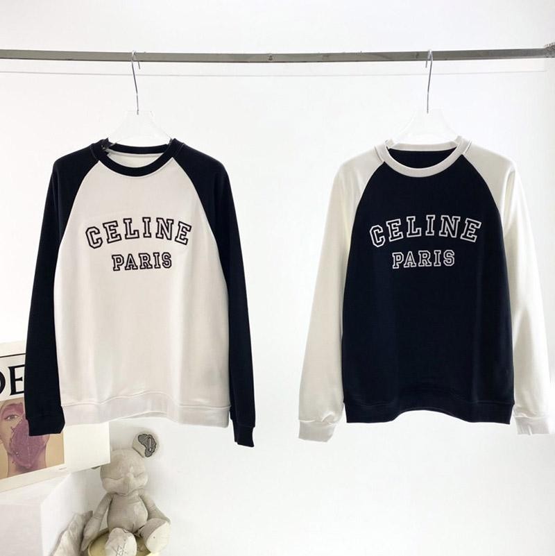 Comfortable ★ Celine ★ Sweatshirt/Trainer, Fake, Available in 2 Colors, Cee78545