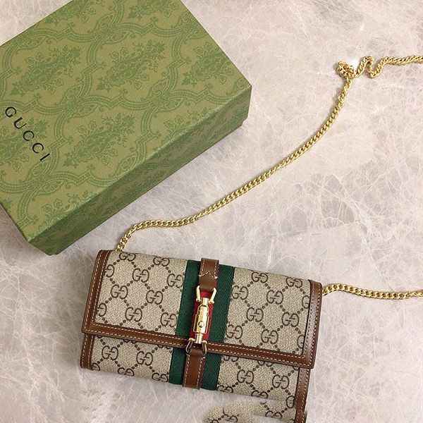 Gucci [Jackie 1961] fake chain wallet gg210820132