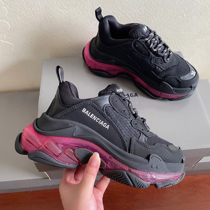 Very popular! [Balenciaga Sneakers Replica] SNEAKER★Triple S Clear Sole Sneakers 544351W2FR11053