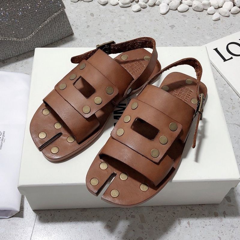 New Sale Maison Margiela Tabi Flat Sandals Replica Mas35917