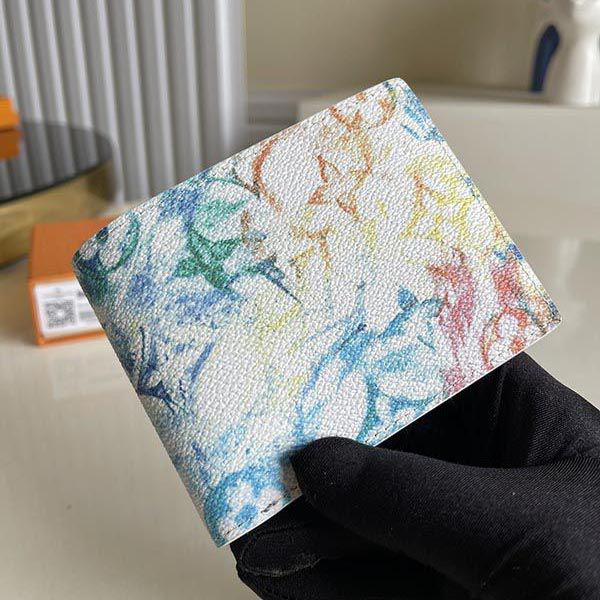 21SS☆Louis Vuitton Wallet Replica Watercolor Slender M80464