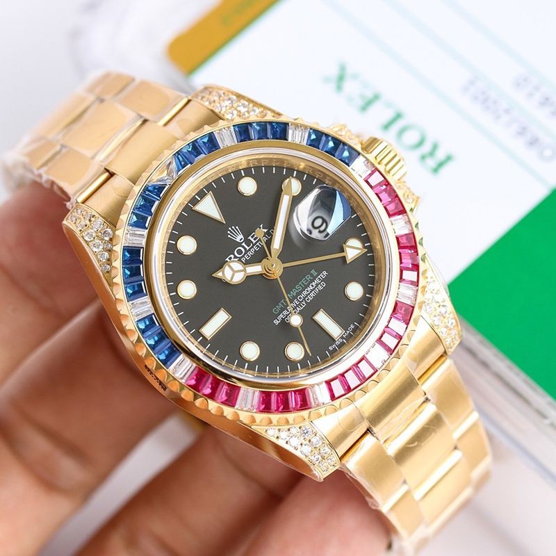 Love at first sight? Rolex GMT Master II Automatic 18K Yellow Gold Men's Black 116758SARU