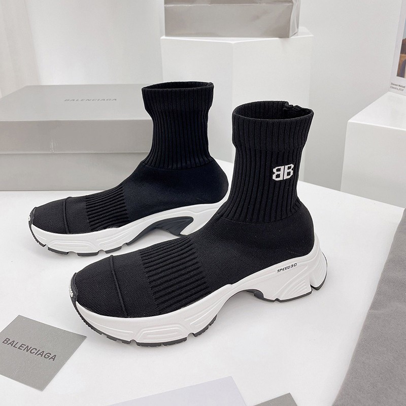 Balenciaga Speed Trainer Replica Speed 3.0 BB Logo Sole Unit 654466W2DN1