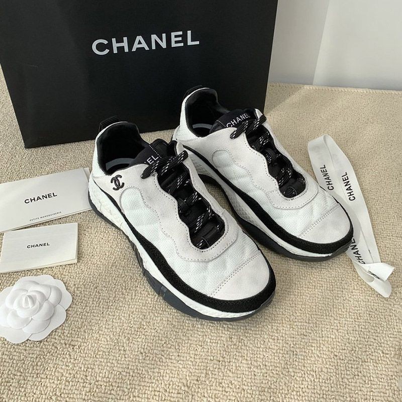 21AW New Arrivals Comfortable Chanel Logo Sneakers Fake shq59557