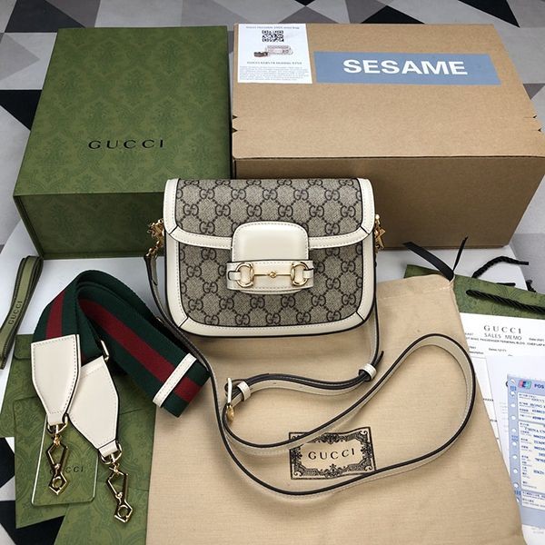 Gucci Horsebit 1955 Mini Bag Replica GG Supreme gg210820123 Gucci Horsebit 1955 Mini Bag Replica GG Supreme gg210820123