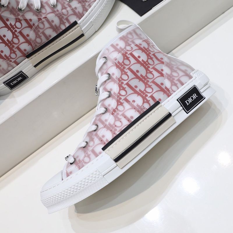 ★Popular in Japan! Dior B23 Replica High Top Sneakers★Oblique Canvas deq68315