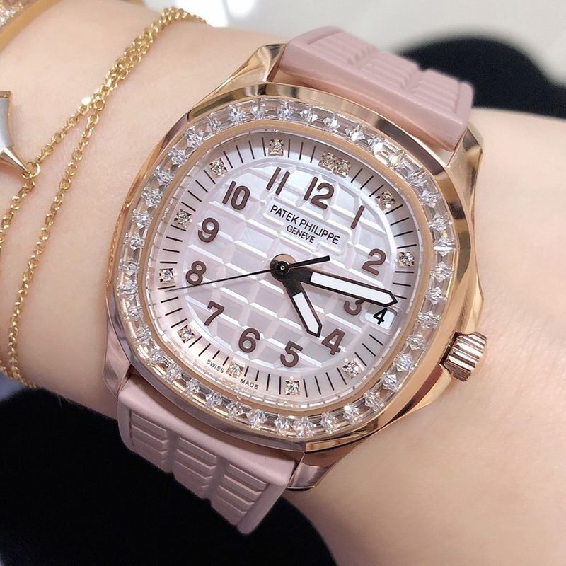 Very popular! Patek Philippe Replica Aquanaut Luce ★ Pink Rose Gold pac70453