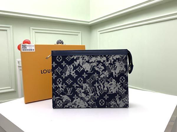 New Arrival ☆ Louis Vuitton Bag Replica Pochette Monogram Leather Black M80034