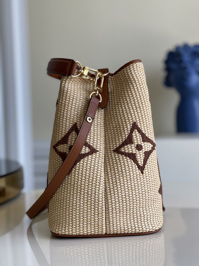 No customs duties Louis Vuitton bag, fake basket bag, camping bag with handle and logo M57704