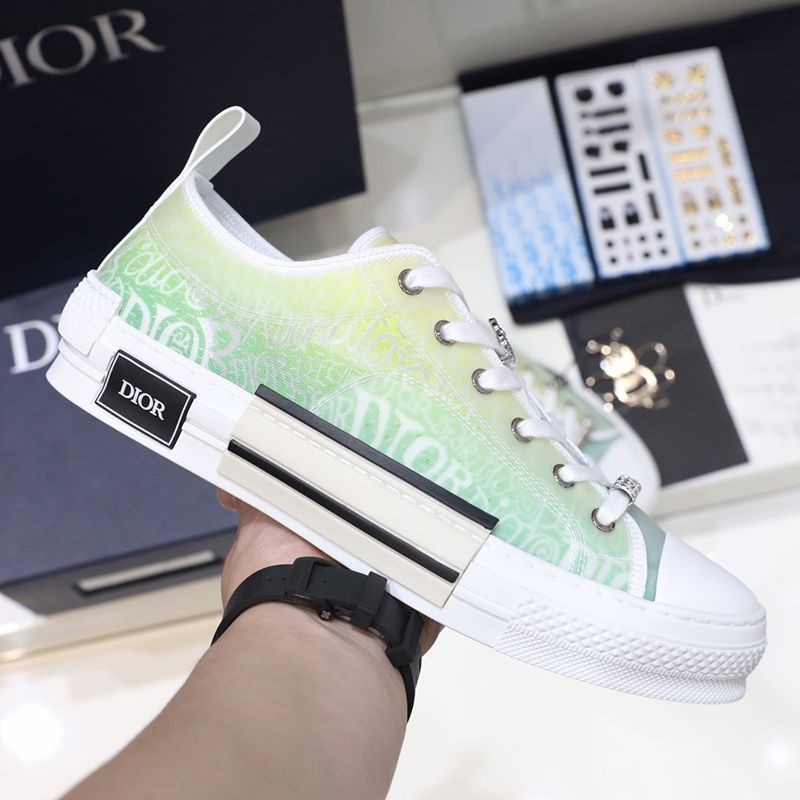 Tracked shipping Dior B23 low top sneakers replica ★ Printed canvas dej30106