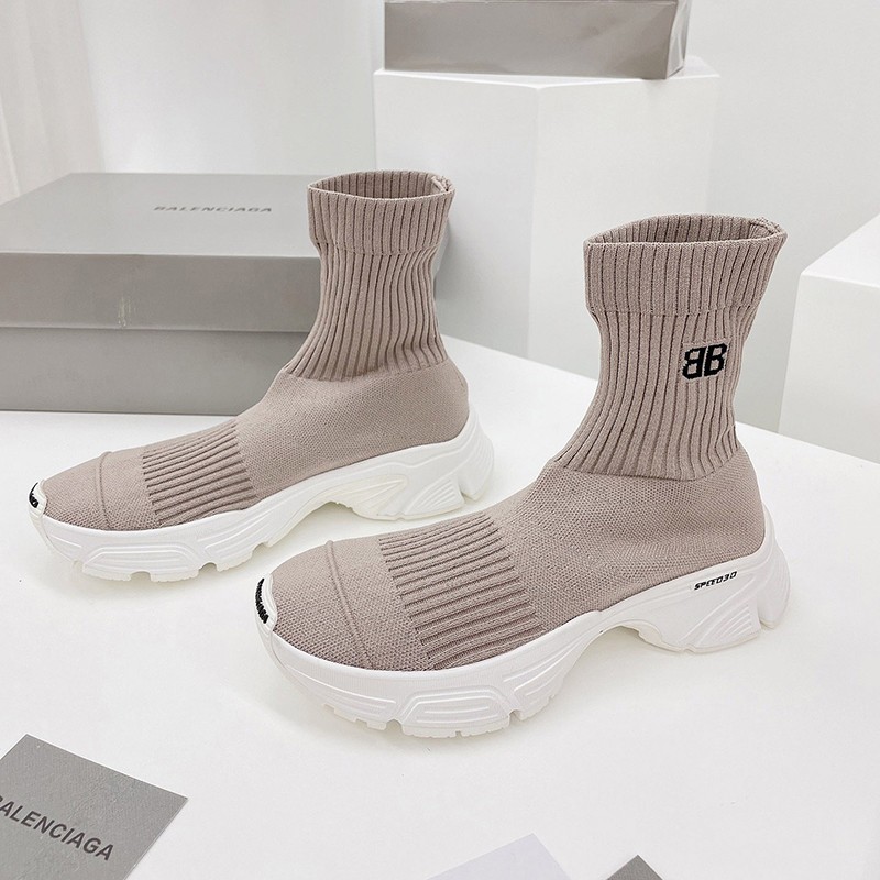 [Limited Color] Balenciaga Speed Trainer Replica Speed 3.0 BB Logo Sole Unit Sneakers bar98101