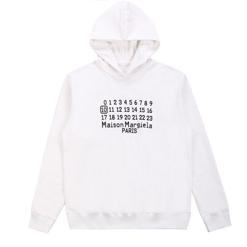 《Very Popular》MM6 Maison Margiela Logo Print Cotton Hoodie Replica Mav59351 《Very Popular》MM6 Maison Margiela Logo Print Cotton Hoodie Replica Mav59351