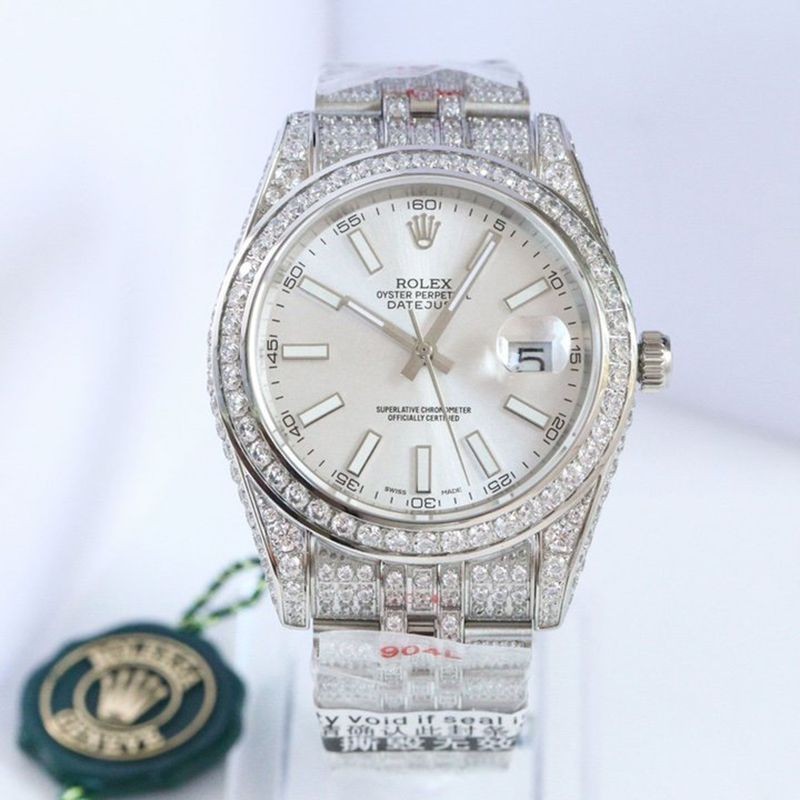 Not available in Japan Rolex Replica Watch Datejust 39MM Men's Black Full Diamond roe97923