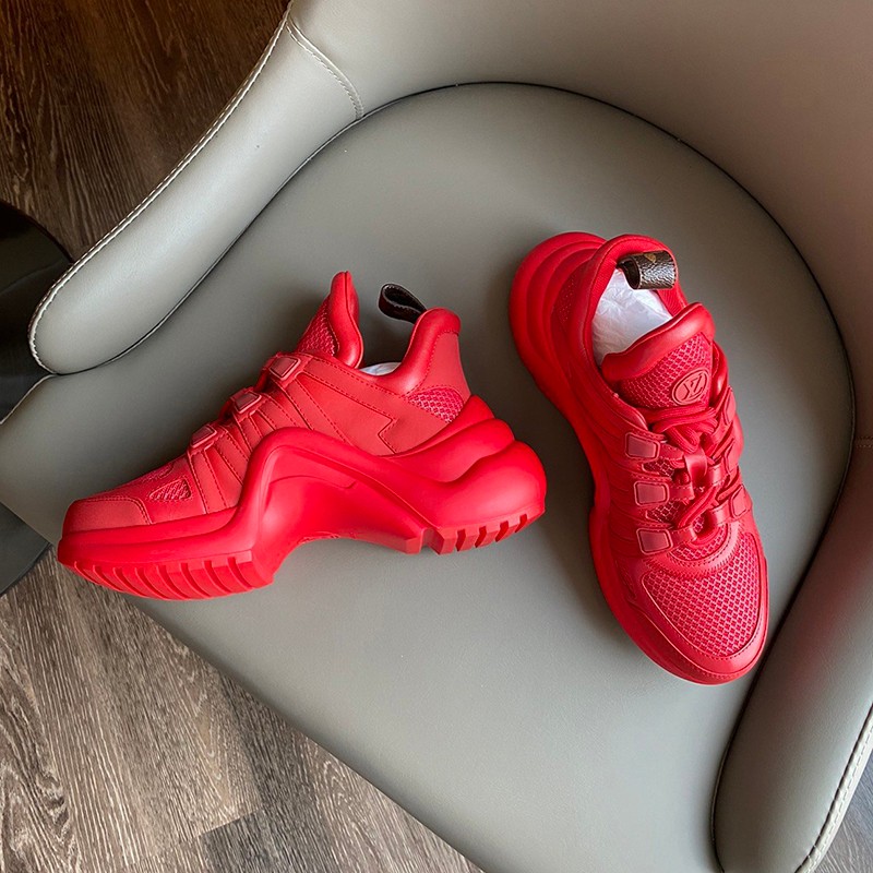 Rare color??Fake Louis Vuitton LV Arclight line sneakers logo vud73055