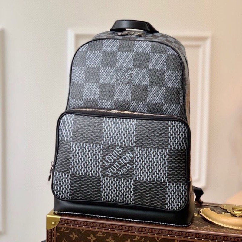 [Free Shipping] Louis Vuitton Backpack Replica Canvas Damier N50009