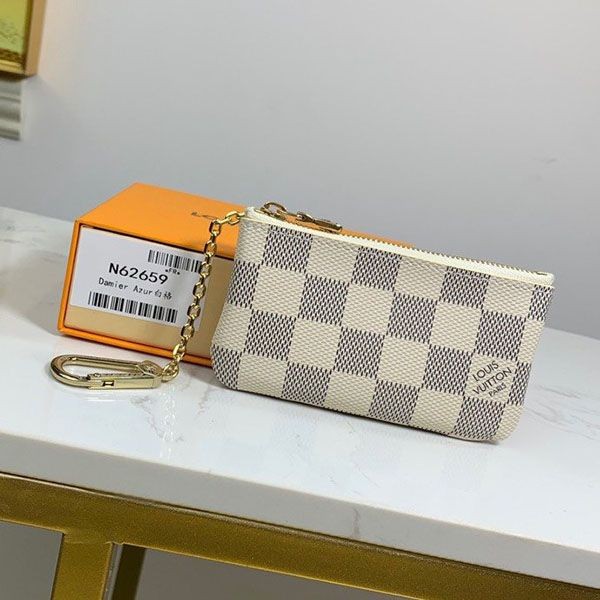 Louis Vuitton Coin Purse Replica Coin Purse Damier Azur Pochette Cle N62659