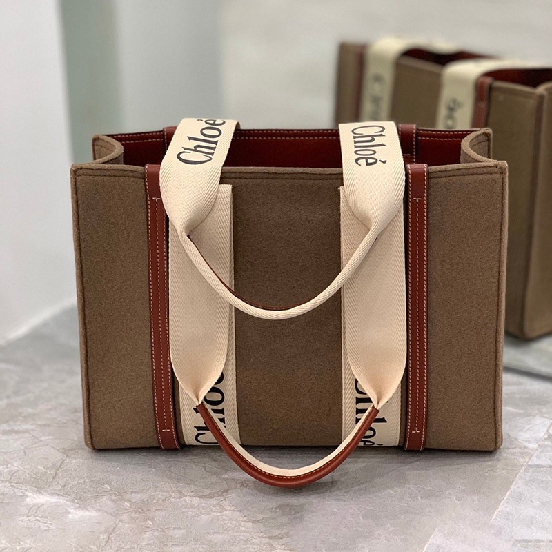 Very popular! Chloe Woody replica tote bag medium 3 model sizes CHC21WS383F3726E