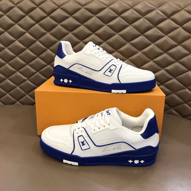 Sold out ☆ Louis Vuitton replica ★ LV Trainer Line Sneakers Marine 1A8SJL