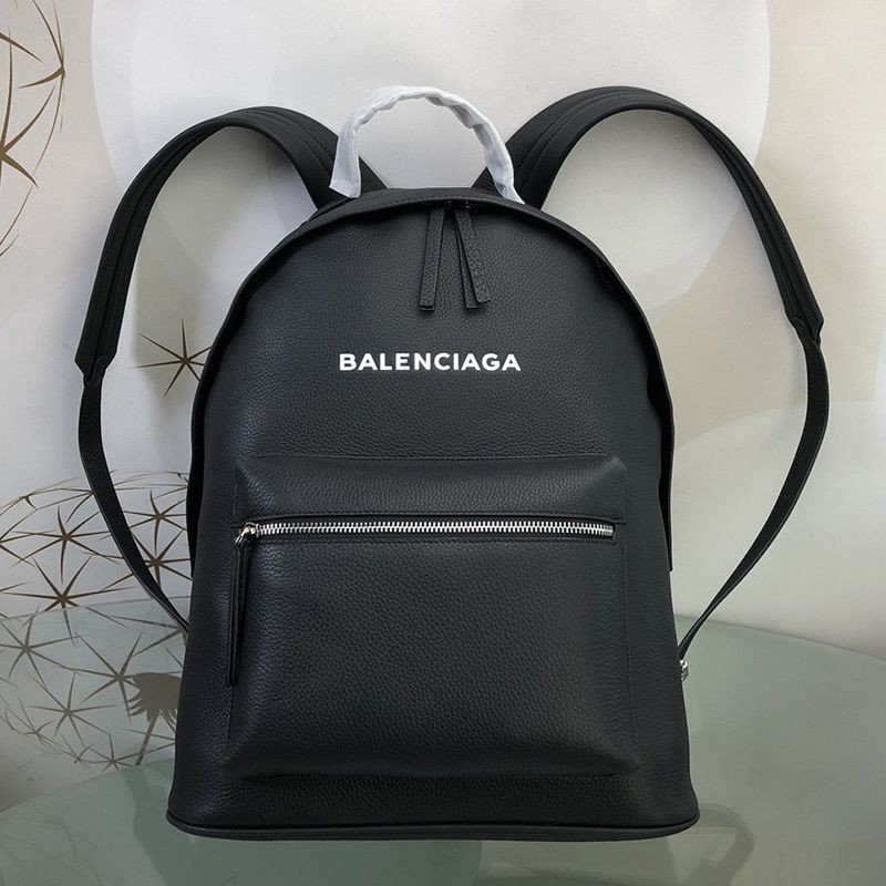 ★Popular in Japan! ★Balenciaga★Everyday Logo Backpack Replica★Grained Calf Leather bap00445