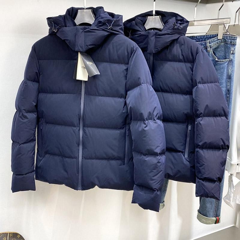 Battle for Fendi Monster Down Jacket Blue fea52981