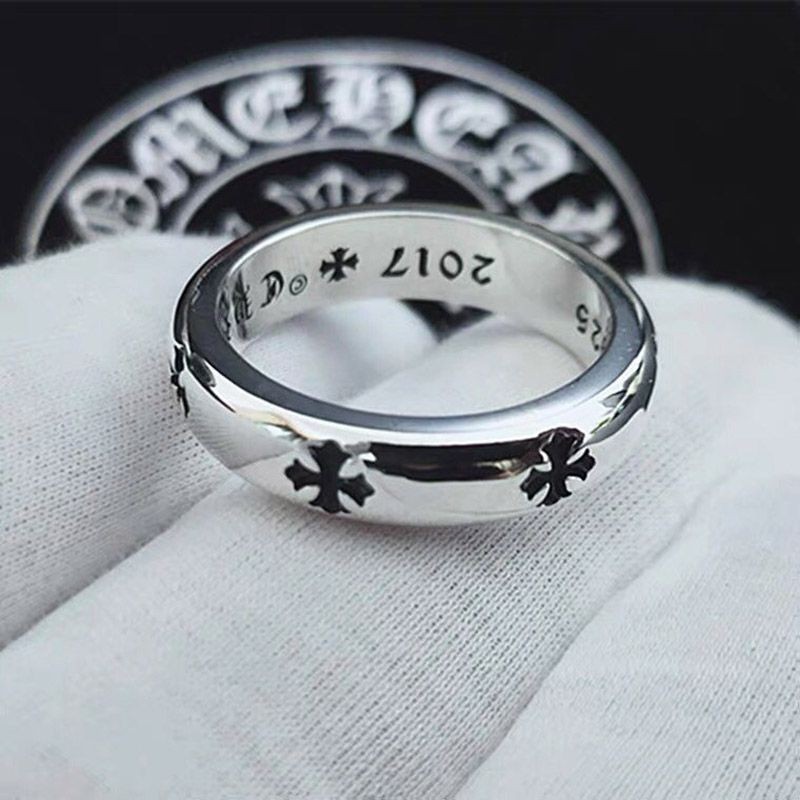 Hard to find in Japan! Chrome Hearts CH Cross Fake Ring Kul07951