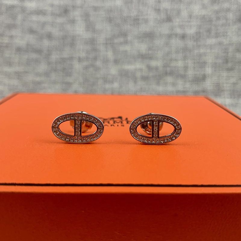 21AW New Arrivals [Popular] ★ Hermes ★ New Farandole Replica White Gold Earrings eru20629