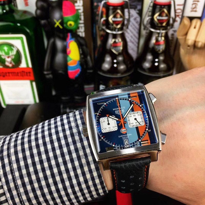 Love at first sight? Fake TAG Heuer Monaco Caliber 11 Dial Stainless Steel Men's Watch TAc94263