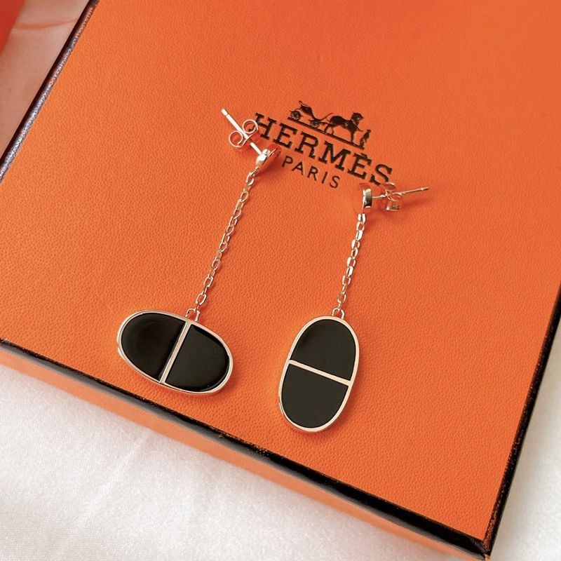 [Popular ★ Sure to sell out] Hermes earrings copy ★ Chaine d'Ancre Verso H220541B00