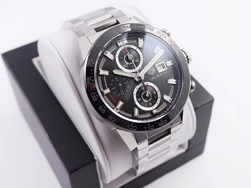 Popularity rising TAG Heuer Carrera Replica Skeleton Dial Stainless Steel Men's Watch 43mm TAi22171