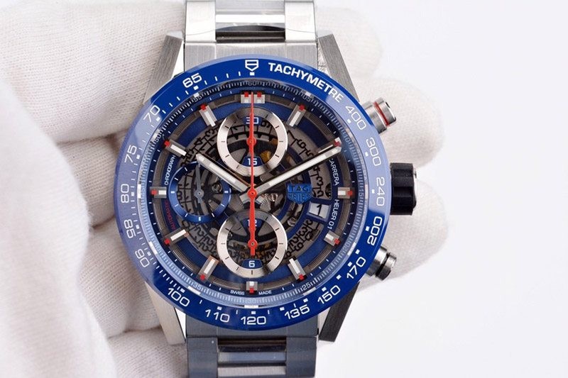 [Not available in Japan] TAG Heuer Carrera Replica Automatic Blue Dial Stainless Steel Men's Watch TAv28834