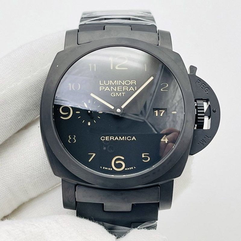 Very popular? Panerai Luminor 1950 3 Days GMT Replica Tuttonero PAM00437
