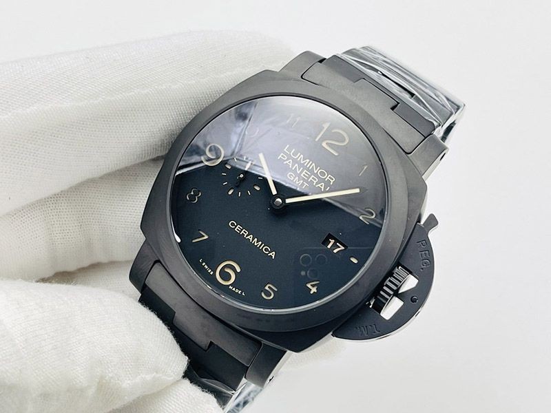Very popular? Panerai Luminor 1950 3 Days GMT Replica Tuttonero PAM00437