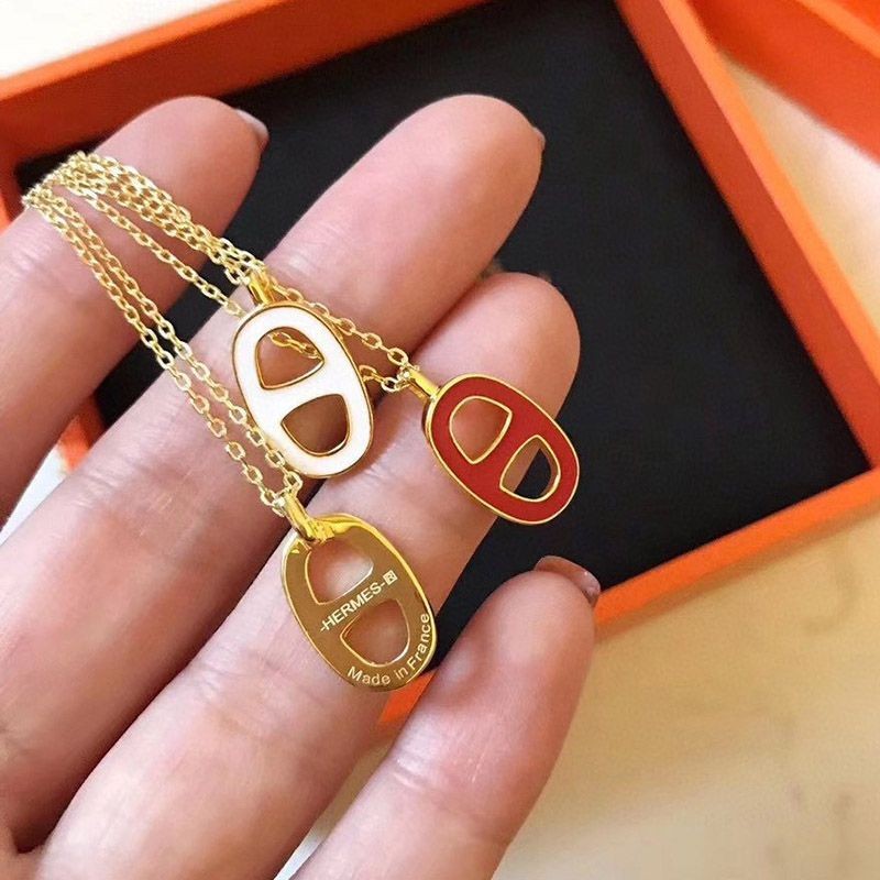 New sale Hermes Chaine d'Ancre OMaillon necklace replica erw72750