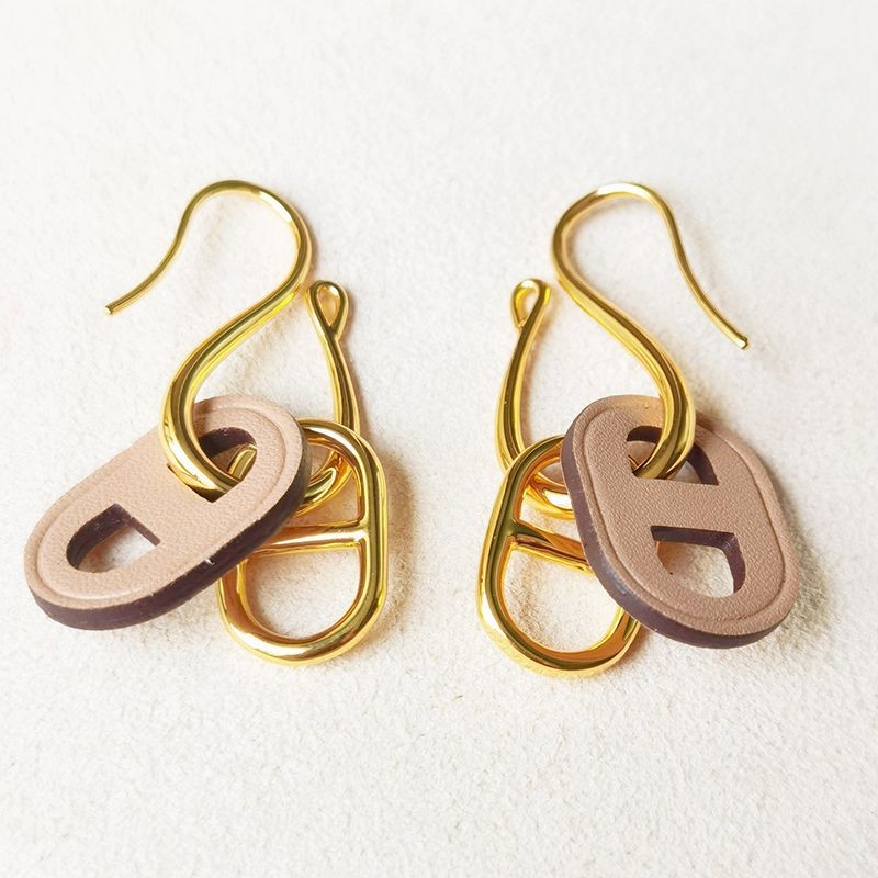 Immediate delivery from Japan ☆ Hermes OMaillon replica Oh Mylon earrings ery39206