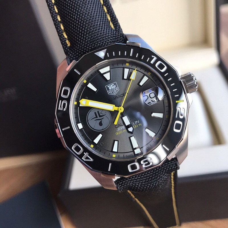 Rare color TAG Heuer replica Aquaracer automatic stainless steel WAY211F.FC6362