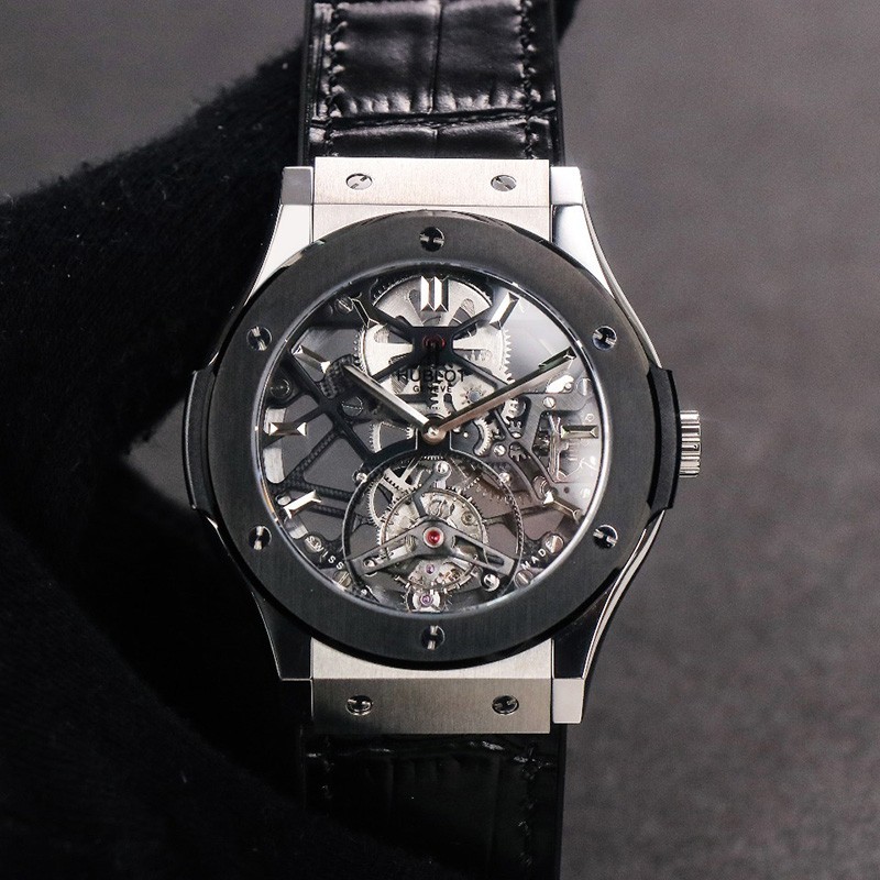 New Spring Items: Hublot Replica Classic Fusion Tourbillon Titanium hug94670