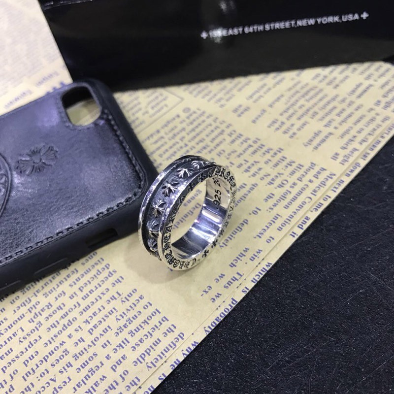 CHROME HEARTS Floral Cross Ring CH Replica Kuh06525