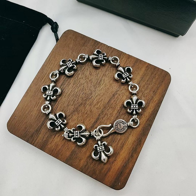 Sold out Chrome Hearts replica Tiny E CH Plus bracelet 13 links Kul36419