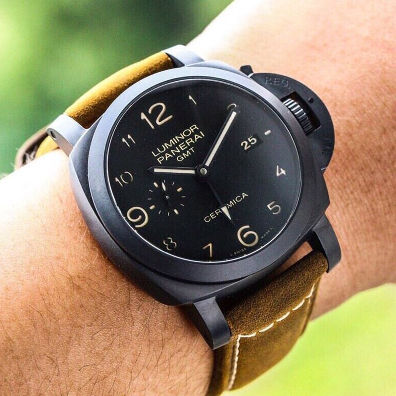 Panerai Luminor 1950 3 Days GMT Replica Ceramica PAM00441 New Watch PAM00441