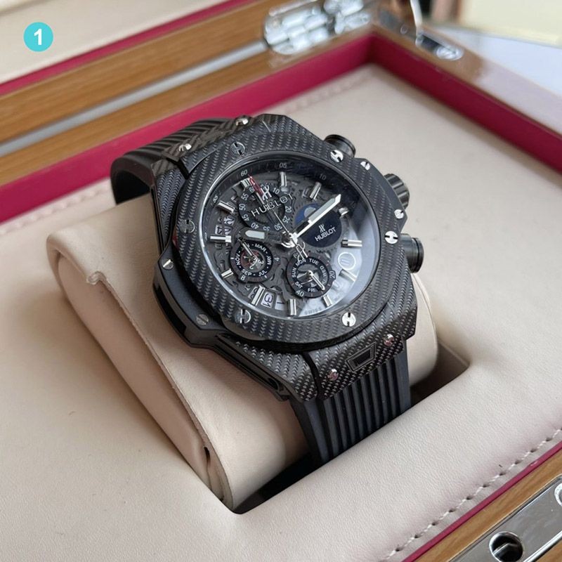 No.1 Popular Hublot Replica Watch King Power Unico All Carbon hur72157