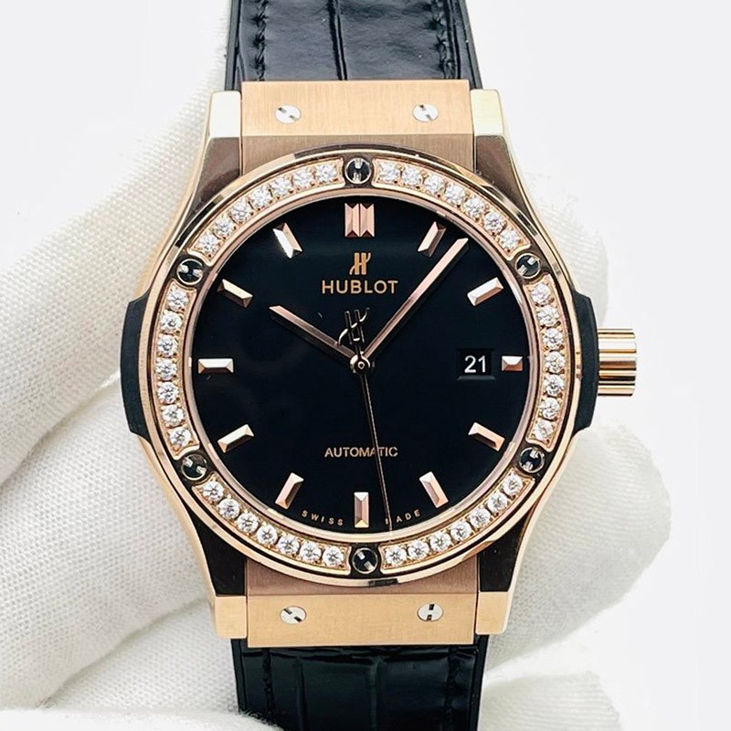 ★Popular in Japan! Replica Hublot Classic Fusion Titanium Diamond Watch huo33501