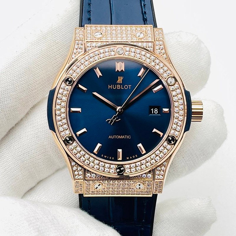 New Spring Arrivals: Hublot Classic Fusion Titanium Diamond 542.NX.1171.LR.1704 Replica Watch