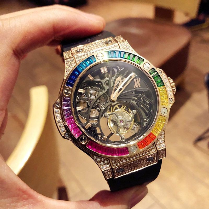 [Immediate Delivery] Hublot Replica Watch Big Bang Unico Titanium Pavé huq07491