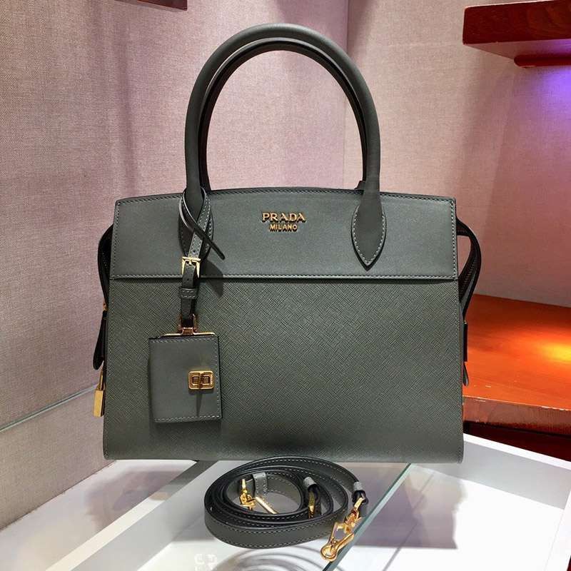 21-22AW New Prada Calfskin Handbag Replica 1BA046