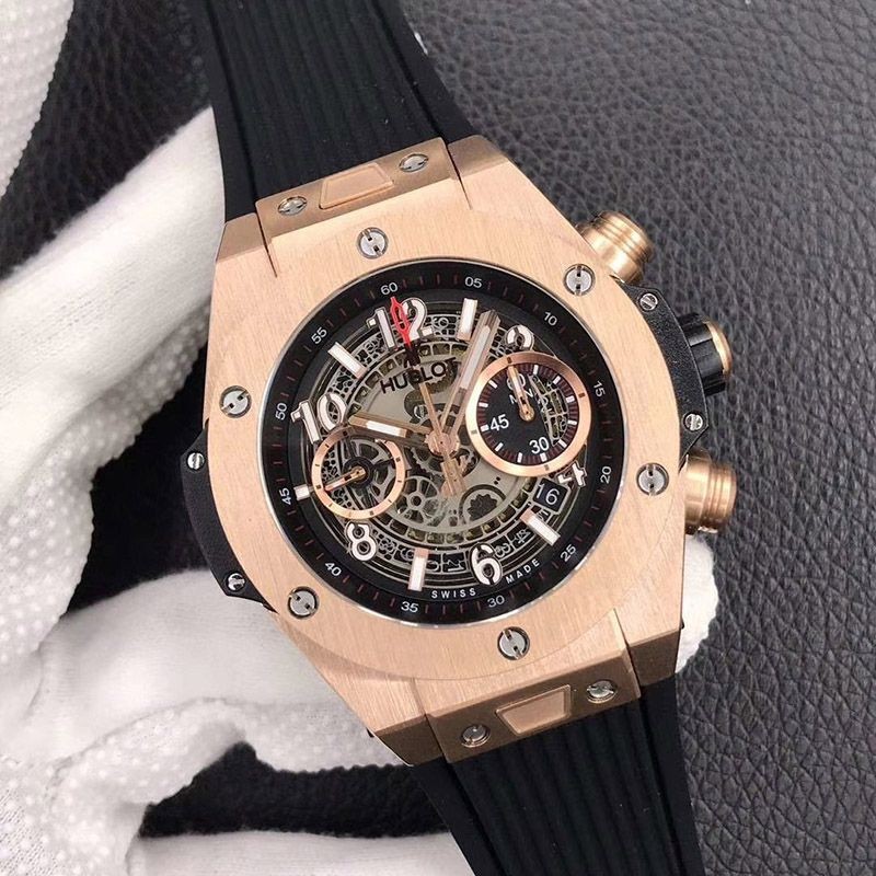★Tax/Shipping included★Hublot replica watch Big Bang Unico King Gold Ceramic 441.OM.1180.RX