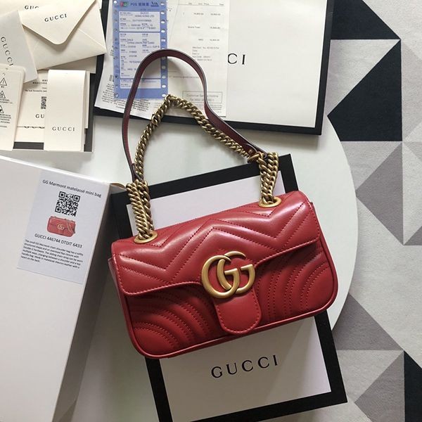 Gucci GG Marmont M shoulder bag copy gg210820120