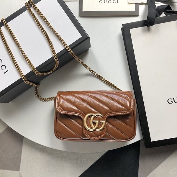 Gucci GG Marmont quilted leather shoulder bag replica gg210820112