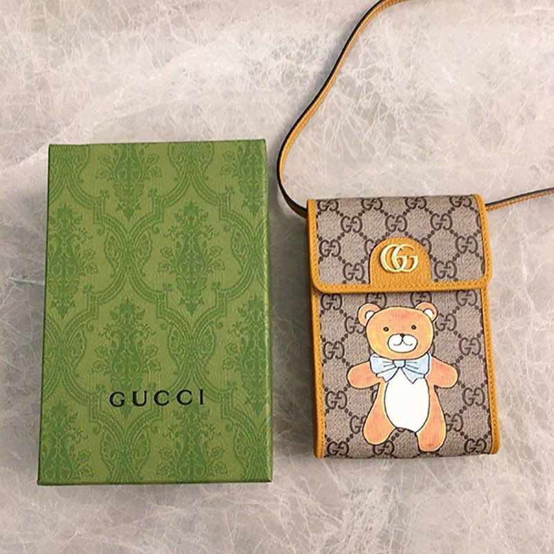 Very popular limited collaboration ★ KAI x Gucci Teddy Bear Mini Bag Replica 660161 2YMAG 8695