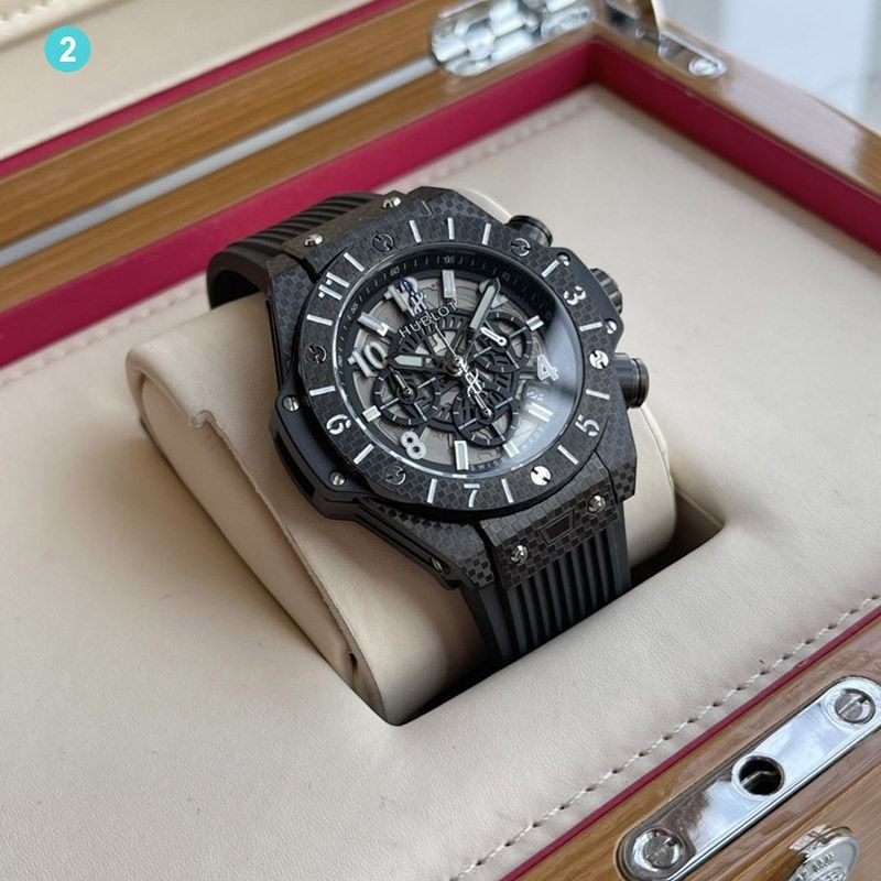 Sold out Hublot King Power Unico All Carbon Replica huc14282